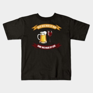 Beer and wine Kids T-Shirt